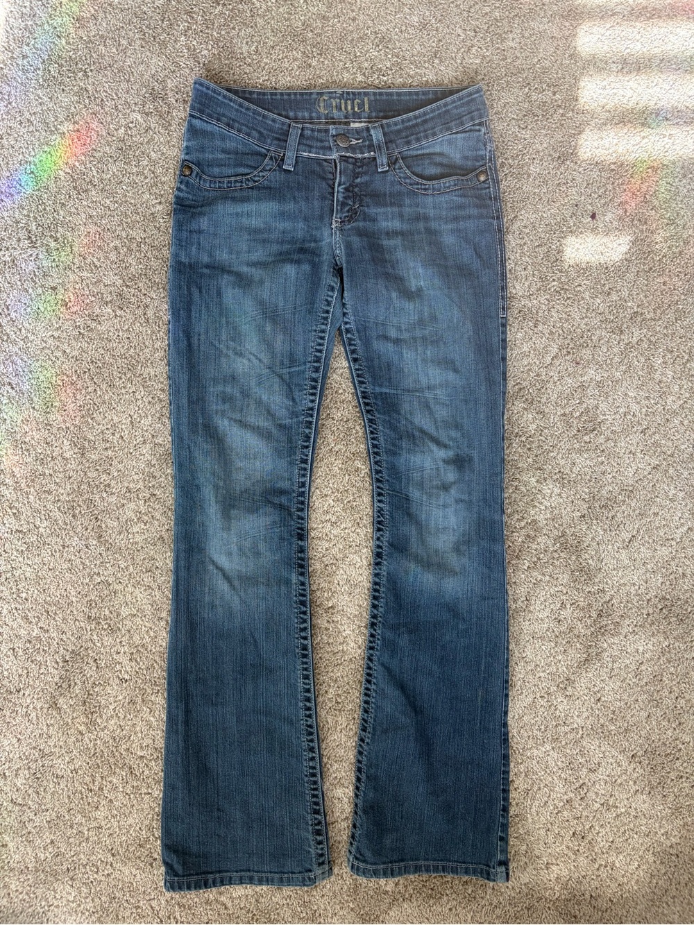 Women’s Cruel Dark Blue Flare Jeans - Classic Flared Fit